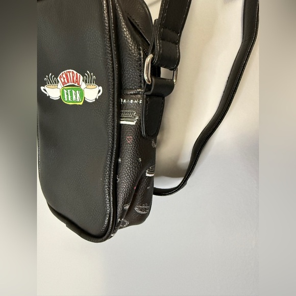 FRIENDS Central Perk Dani Shoulder Bag by Danielle Nicole Black Faux Leather - Picture 2 of 4